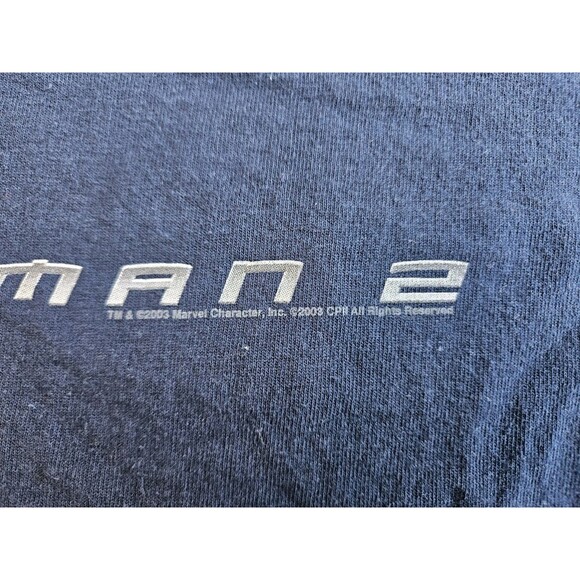 Vintage SPIDER-MAN 2 Marvel Comics Movie Promo Shirt MENS M Y2K 2003 Sony Marvel - Picture 3 of 11